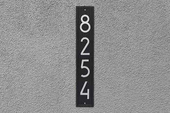 Modern Vertical Wall Plaque